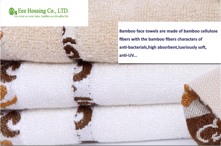 100% Bamboo Fiber Tower, Eco-friendly 34cm*76cm,organic bamboo towel anti-bacterial organic bamboo towel