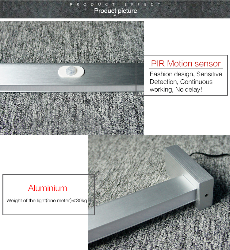 Motion Sensor Hanger Rod with LED Light 30° Beam Angle 400lm Flux A3176