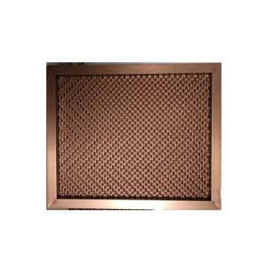 Weave Rigid Mesh Type Elevator Cab Mesh Panel With Custom V Aluminum Frame