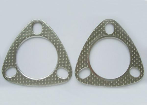 60mm Bore Aftermarket Car Gasket Triangle Type Stainless Steel 304 Center Bore