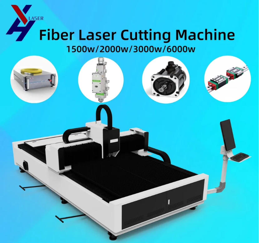 3015 Industrial Metal Steel Iron Sheet CNC Fiber Laser Cutting Machine 1kw 2kw 3kw 6kw 8kw