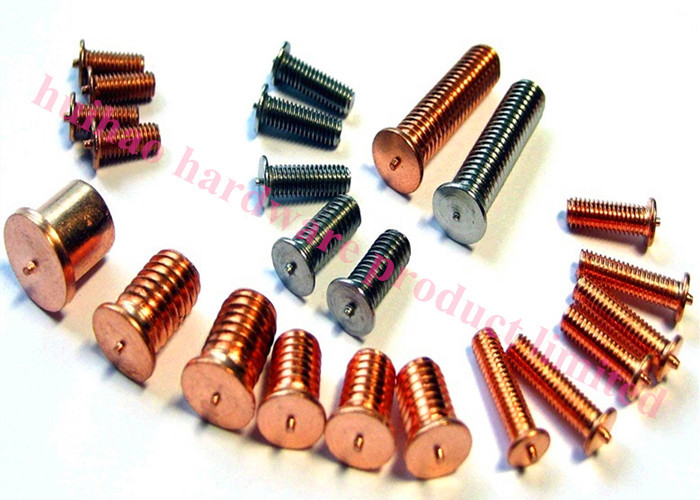 Standard Stud Welding pins with Flange M3-M8 , Mild Steel Headed Weld Studs