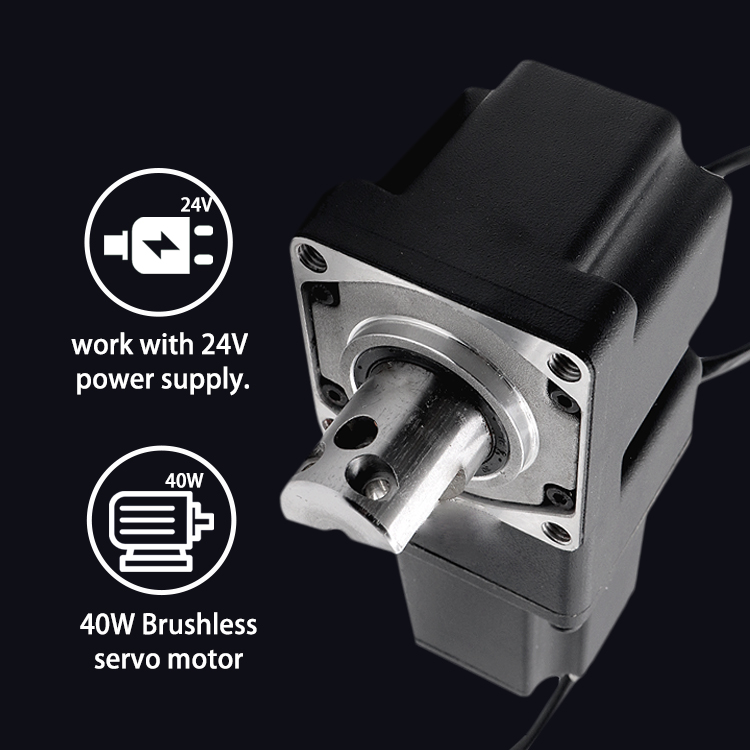 1800rpm 40W Brushless Servo Motor IE2 24 Volt Servo Motor