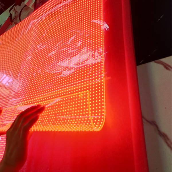 Vibrant True Color 2K-4K Transparent Glass Led Display Film For Stunning Visuals