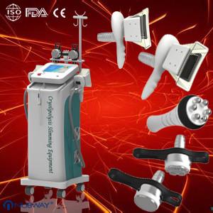  RF Cavitation Cryolipolysis Slimming Machine White Color 1800w Manufactures