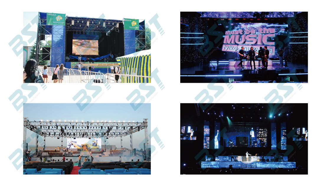 HD Light Weight P3.91mm Rental Led Display , led video wall for Stage Music Concert