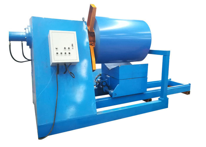 Durable Hydraulic Decoiler Machine , Manual Decoiler Machine Raw Material GI / PPGI
