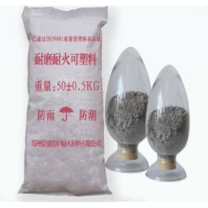 Abrasion Resistant High Alumina Refractory Plastic Castable