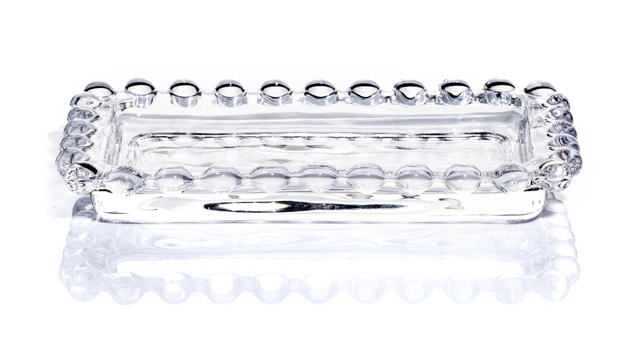 Pearl Round Decorative Wholesale Factory Price High Quality Clear Butter Dish Set