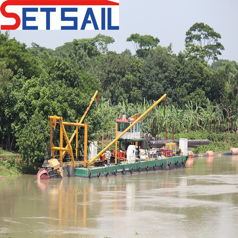 26inch Cutter Suction River Sand Dredger with Land Booster Station
