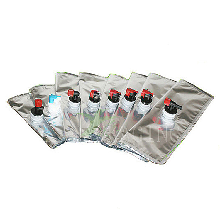 Moisture Proof 5L 96OZ Olive Oil liquid Bib Bag In Box Valve