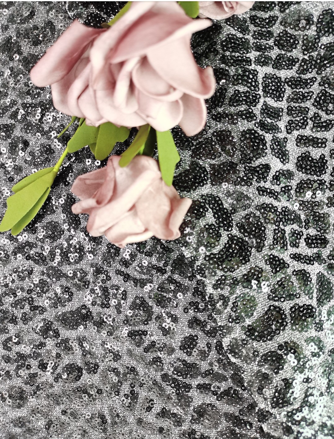Party Sequin Embroidered Fabric Evening Dress Lace Velvet Sequin Lace Fabric