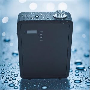 High Coverage 500 Ml Aroma Diffuser In Metal Casing Design For Black/White