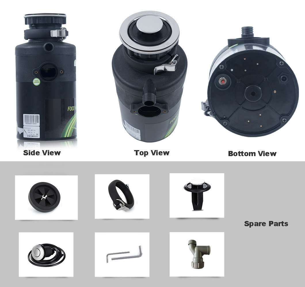 DSB-390A 2019 New Kitchen Appliance Food Waste Disposer 3/4 HP