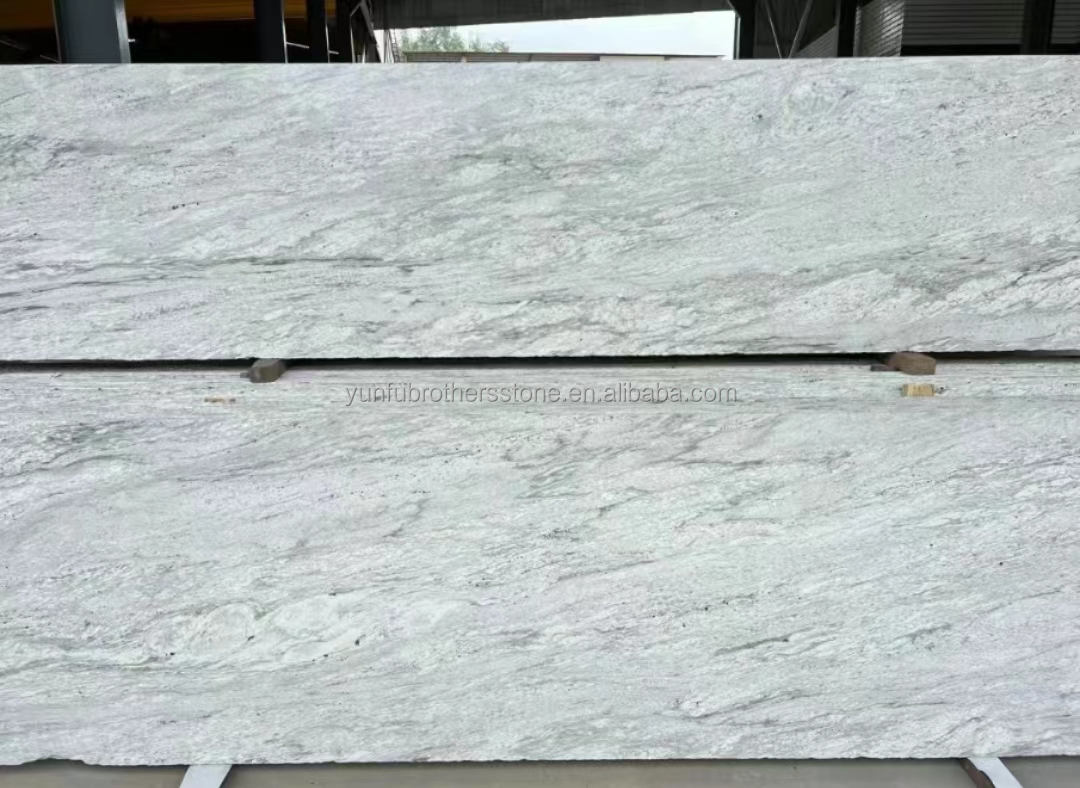 2700kg/m3 Granite Density Modern Indian White Granite Slabs for Graphic Design Projects