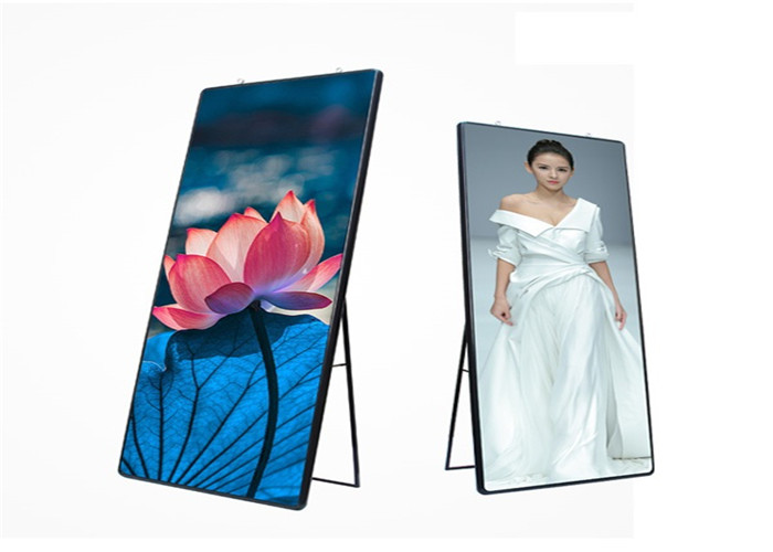 Full Color 640*1920mm 3840HZ LED Poster Display For Hotel Restaurant