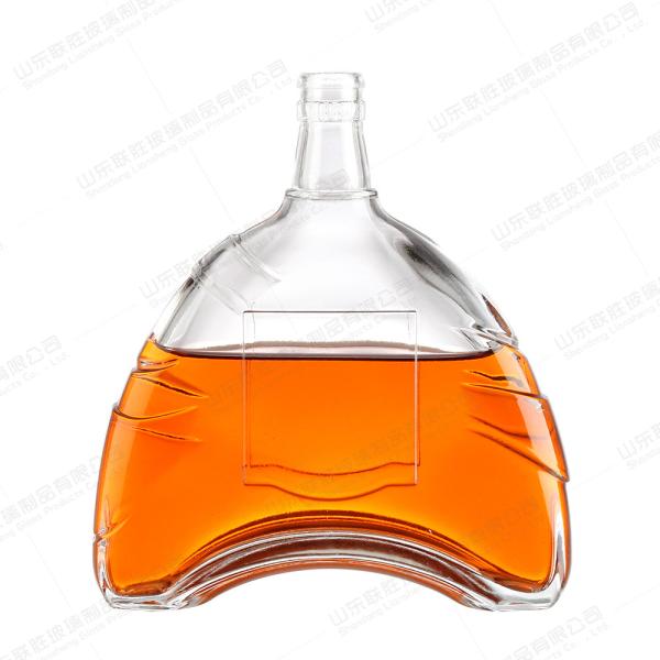 750ml 800ml Xo Transparent Glass Wine Bottle Whisky Gin Tequila Bottle made of