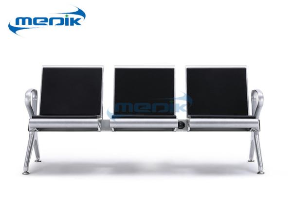 PU Injection Foam Waiting Room Furniture , Hospital Style Chairs For Three