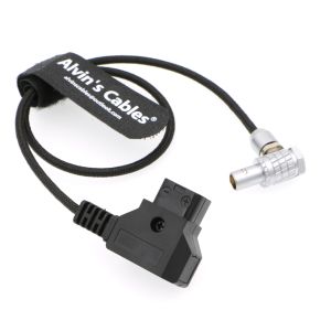 Z Cam E2 Camera Power Cord Right Angle 4 Pin To D Tap 12 Inches Length Durable