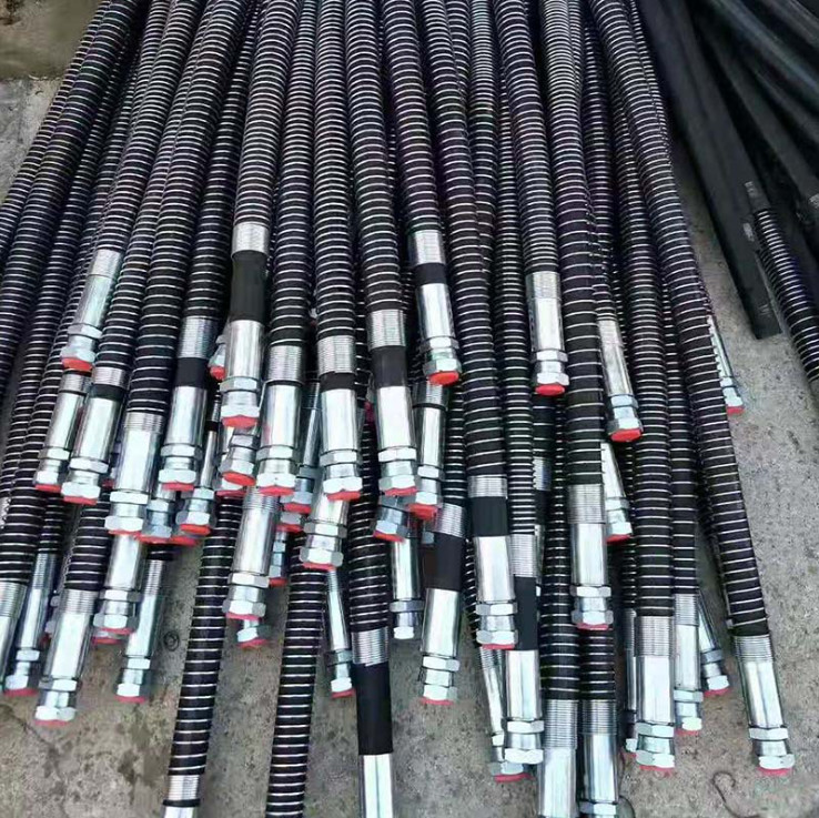 High Pressure Excavator Breaker Attachment 1.1m Wires 0.5 Inch Hydraulic Oil Hose