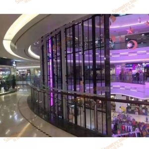 High Brightness LED Grille Display Large Mesh Grid Screen Modular Design P7.81