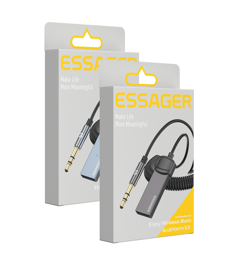 Twill Aux BT Audio Receiver with 3.5mm Audio Cable 3.5mm Aux Audio Converter 3.5mm Jack