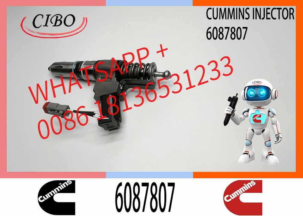 NINE Brand High Performance Diesel Injector 6087807 Fuel Injector 6087807