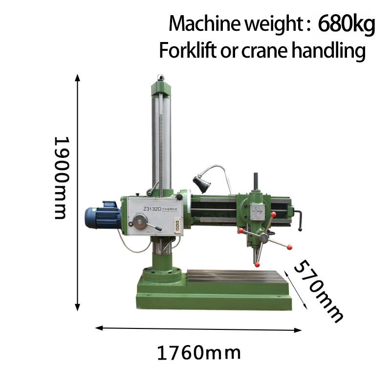 Universal radial drilling machine Z3132D Automatic Feed Radial Drilling Machine