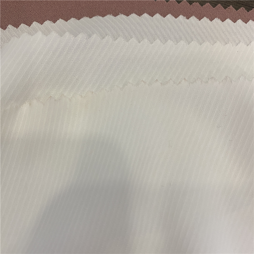 Poly 80D SPH Cavalry Twill Woven Imitated Silk Crystal Chiffon Fabric Width 57/58