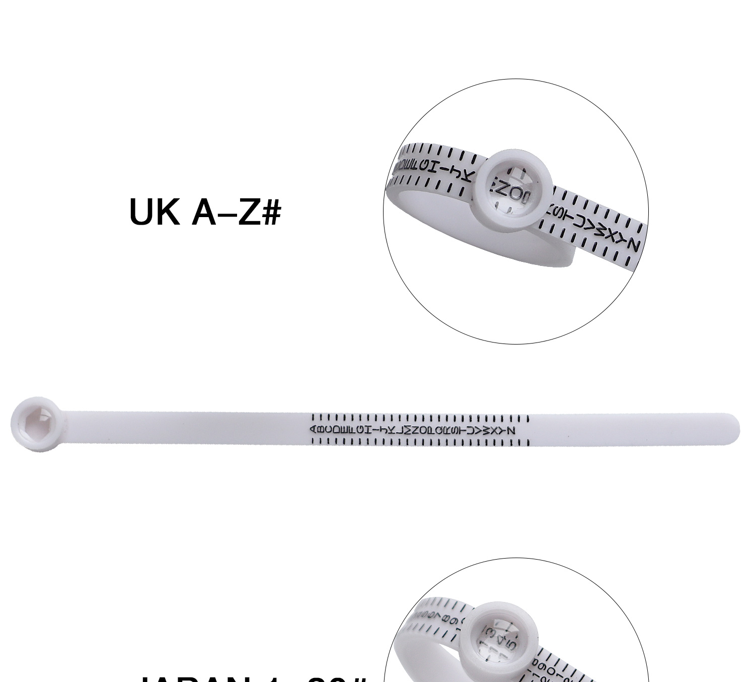 10g Jewelry Accessories Tools Plastic Ring Size Mandrel Stick