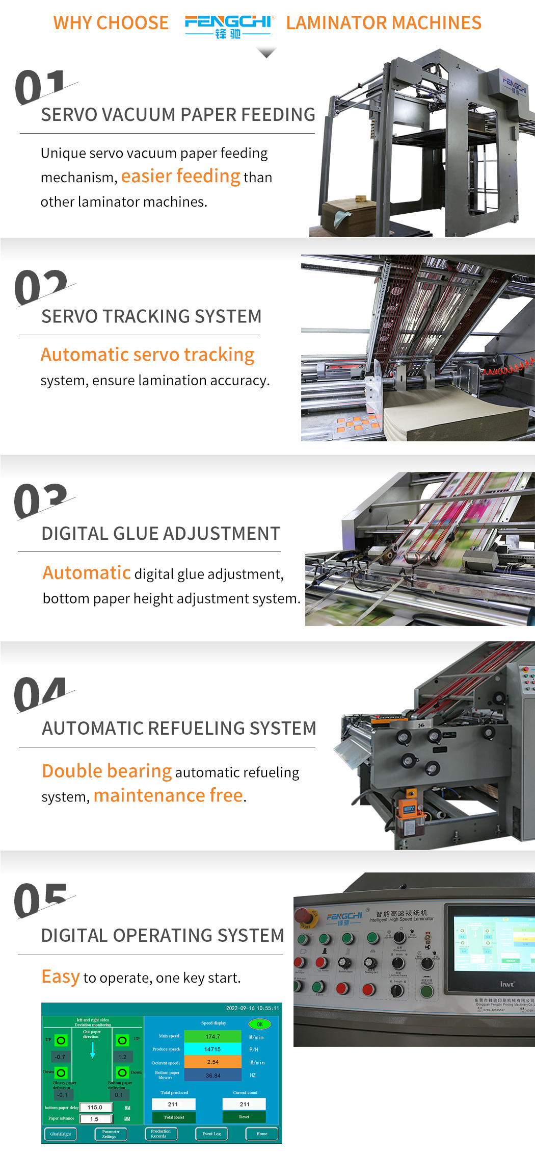 Labor Saving Advanced Pre Stacking Flute Laminating Machine for Packaging Industry