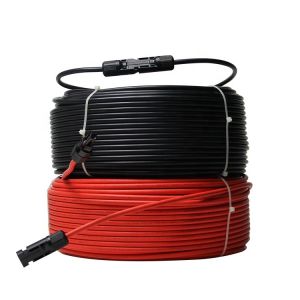 Copper Conductor DC XLPE PV 10mm2 Solar Panel Cords