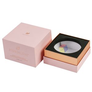 Handmade Scented Candle Gift Box Rigid Cardboard With Lid And Foam Insert