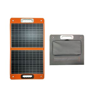 60W Black Mono Foldable Solar Panel Lightweight And Portable