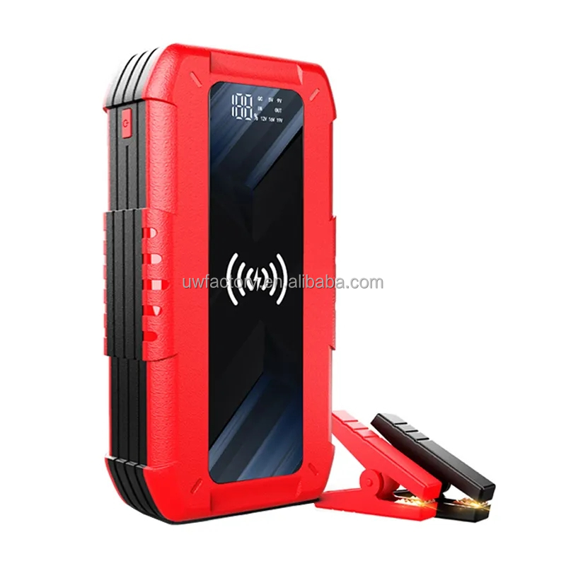 AC400V Rated Output 12V 72000mAh Multifunction Portable Car Jump Starter with Flashlight and 225kWh Storage Capacity