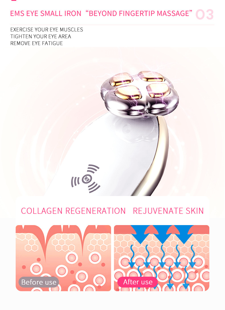 Intelligent Electronic RF 250KHz Eye Beauty Instrument