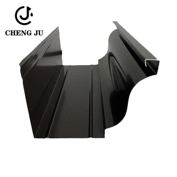 Building Material House Roofing Black Metal Polished Galvanized Steel Rain