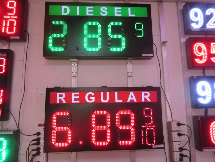 High Refresh Rate LED Gas Price Signs Waterproof Outdoor With Video Processor