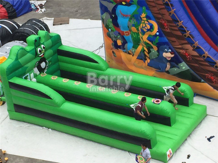Outdoor Body Inflatable Sports Games Running Super Bungee Run Game Competition