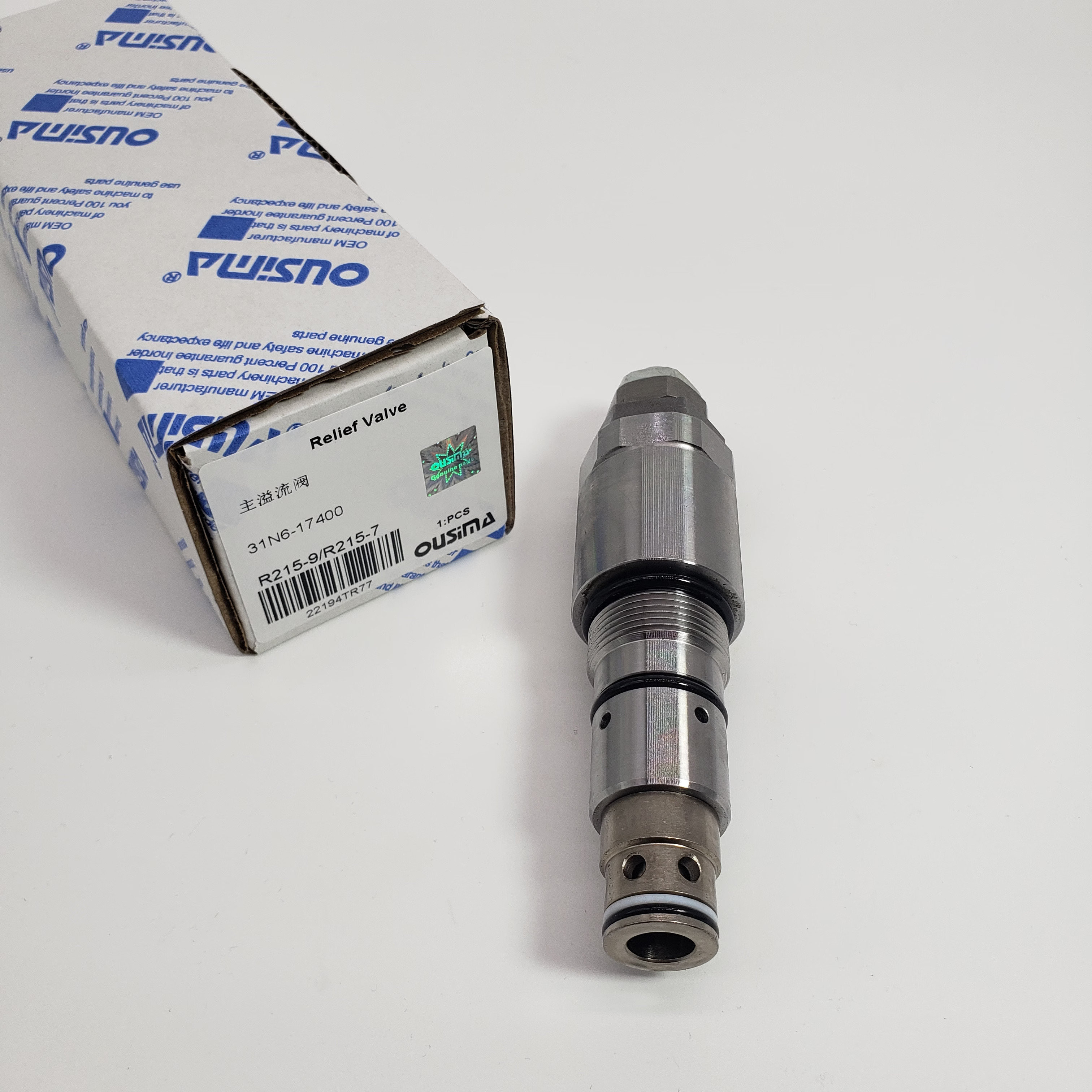 31N6-17400 Main Relief Valve For Hyundai R225-9 R225-7 R215-7 R215-9 R80-7/8 R110-7 R140
