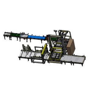  PLC Touchscreen Bottle Packaging Machine Single Channel Gantry Palletizer Machine Manufactures