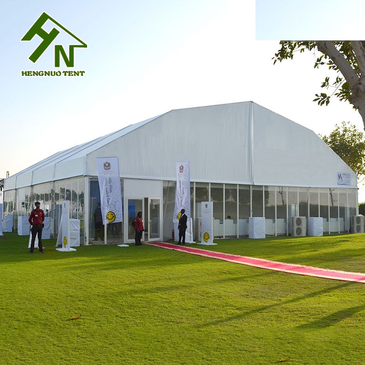 Aluminum Frame 30x50m Polygon Tent PVC Fabric For Luxury Car Show