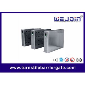 China Electronic Flap Barrier Turnstile , Steel Barrier Gate WEJOIN OEM /ODM Barcode Scanner on sale
