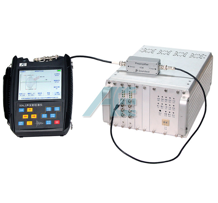 IP65 Handheld Acoustic Emission Calibrator Relative Humidity 30~90%