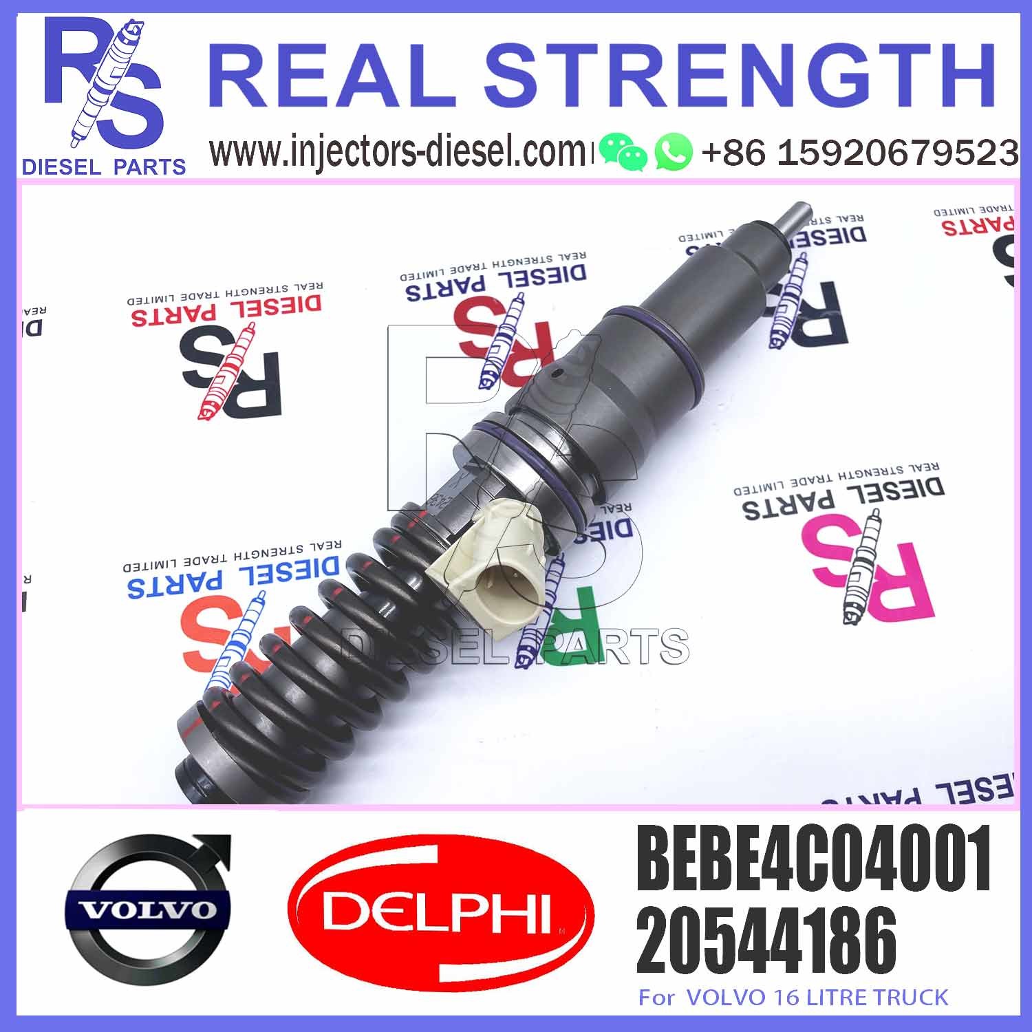 85000318 diesel fuel injector 2 pins injector BEBE4C04001 For V-O-L-V FH 16 D16C Euro 3