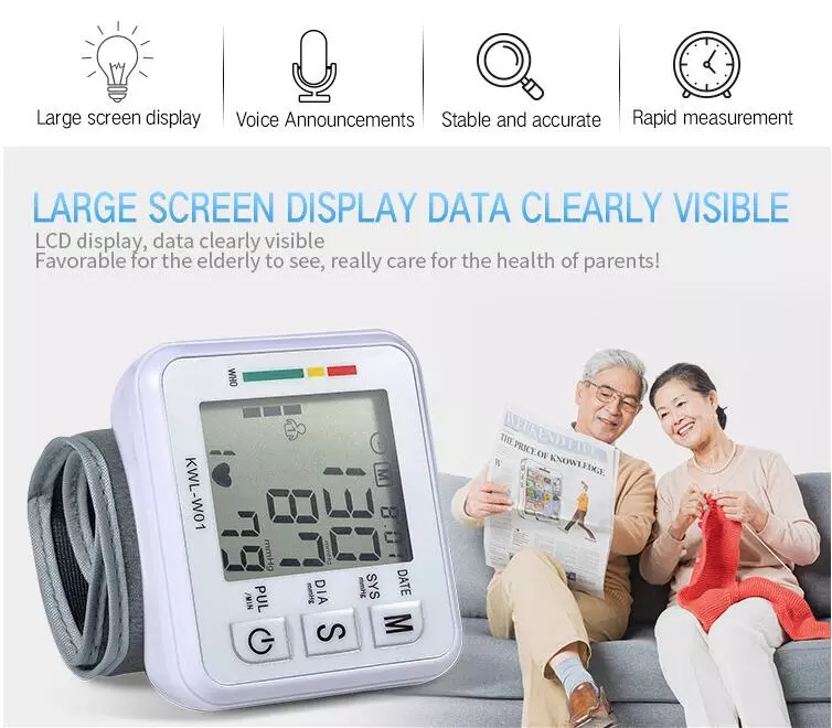 Household Blood pressure monitor wrist bp monitor