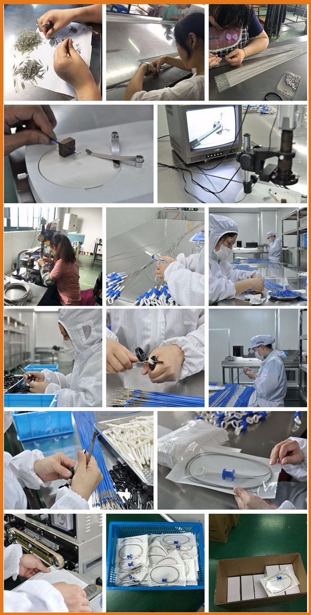 Latex Free TPE Disposable Biopsy Valves With Tube