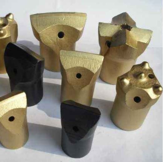 Eight Button Carbide Rock Drill Bits / Well Drilling Bits Anti Corrosion