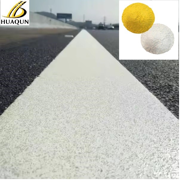 Hot-melt Reflective Coatings For Traffic Road Marking In Yellow White Custom Colors
