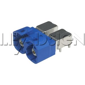 2X4Pin Blue Color C Code HSD Connector for Automotive Applications